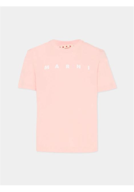 T-shirt con logo MARNI KIDS | M01601 M00FR0M351
